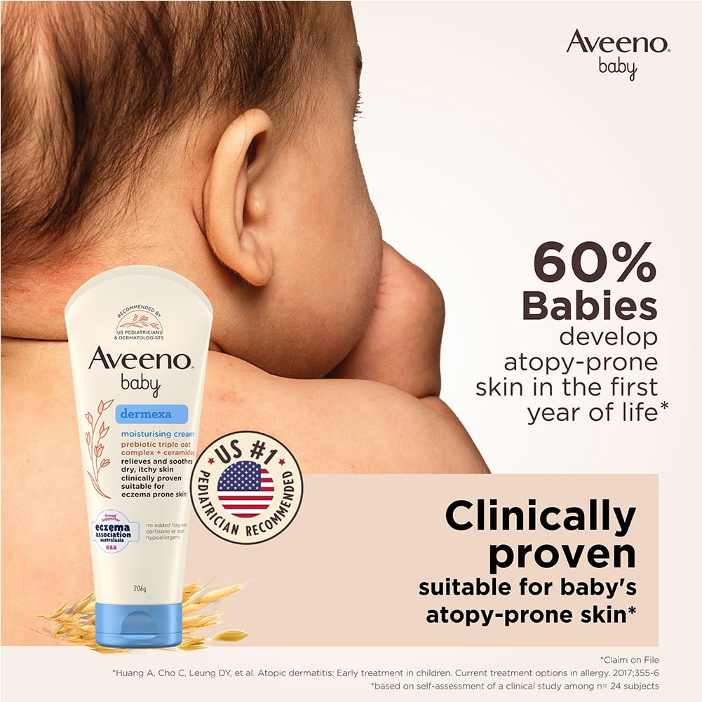 Aveeno Baby Dermexa Moisturising Cream 206g