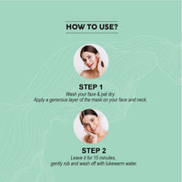 Colorbar Co-earth Tea Tree Face Mask 100g I For acne prone and oily skin I Goodness of Tea Tree and Turmeric Oil I Antibacterial I Purify skin