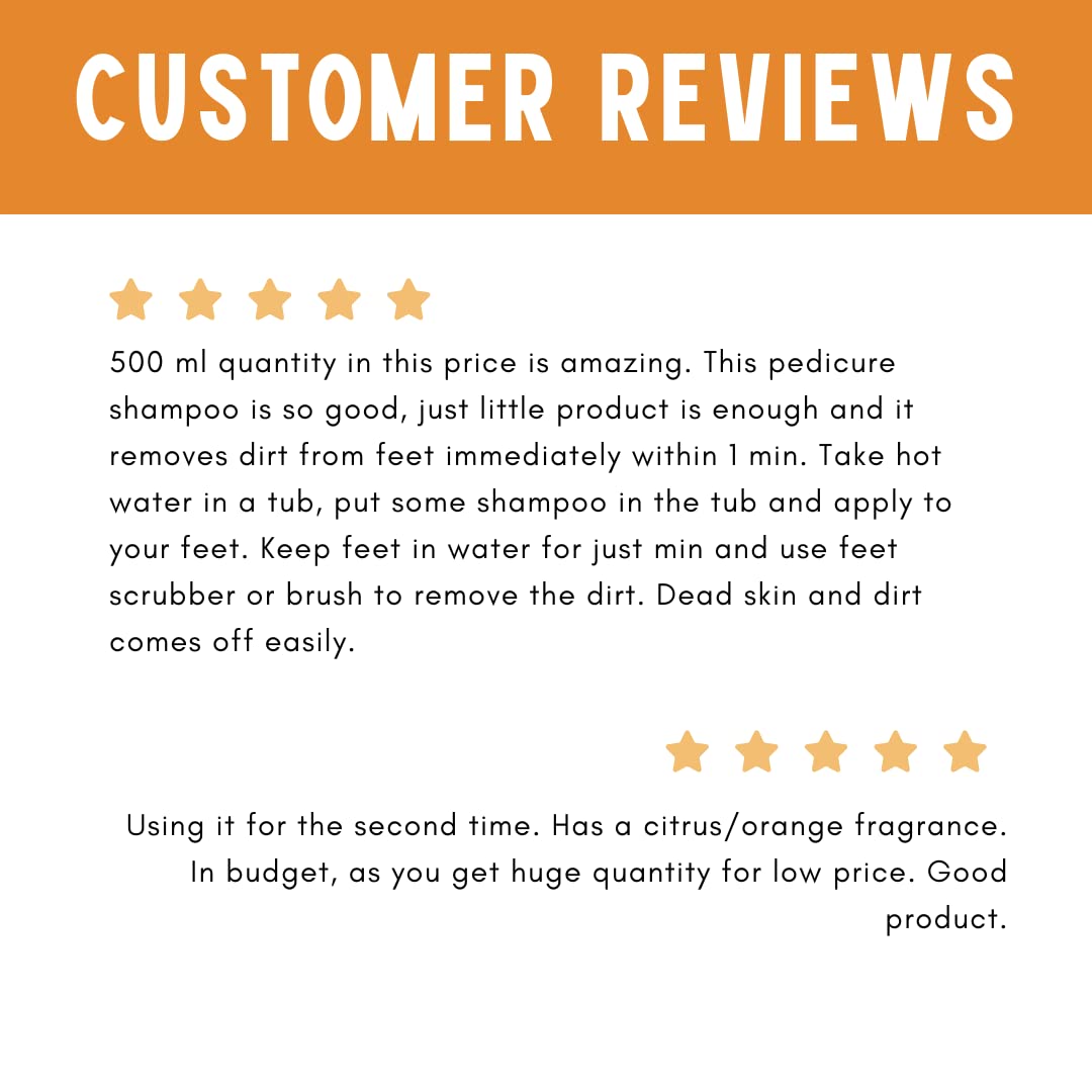 Skin Secrets Soothing and Refreshing Enriched with Orange Manicure Pedicure Shampoo 500ml