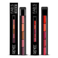RENEE Lipstick FAB5 (Matte) & Lipstick FAB5 Nude (Matte)