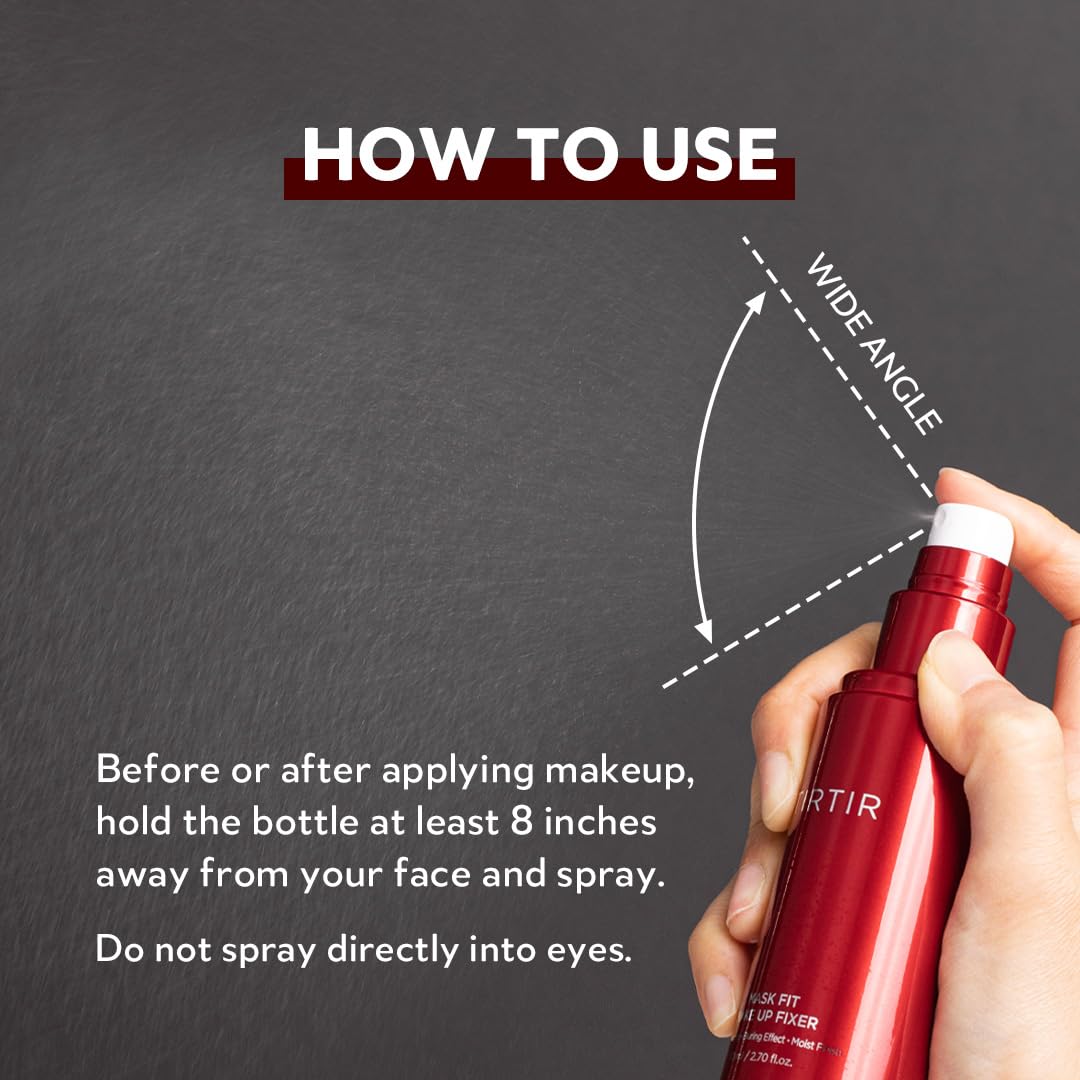 TIRTIR Milk Skin Toner Light | Mask Fit Make-up Fixer Mask Fit Makeup Fixer | Vegan & Fragrance-Free_80 ML (Make-up Fixer, 80 ML)