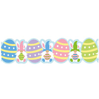 Eureka Easter Gnomes Extra Wide Decorative Classroom and Bulletin Board Trim for Teachers, 3.25