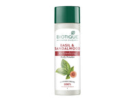 Biotique Bio Fruit Whitening/Brightening Lip Balm, 12g & Biotique Bio Basil and Sandalwood Refreshing Body Powder, 150g