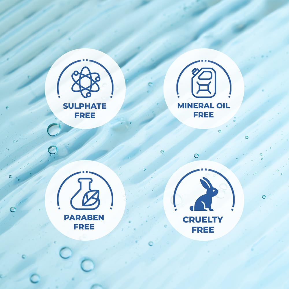 Naturali Aqua Hydrating Face Wash With Earth Marine Water & Sea Algae | Deeply Cleanses | Restores Dehydrated Skin | Sulphate & Paraben Free | 100ml