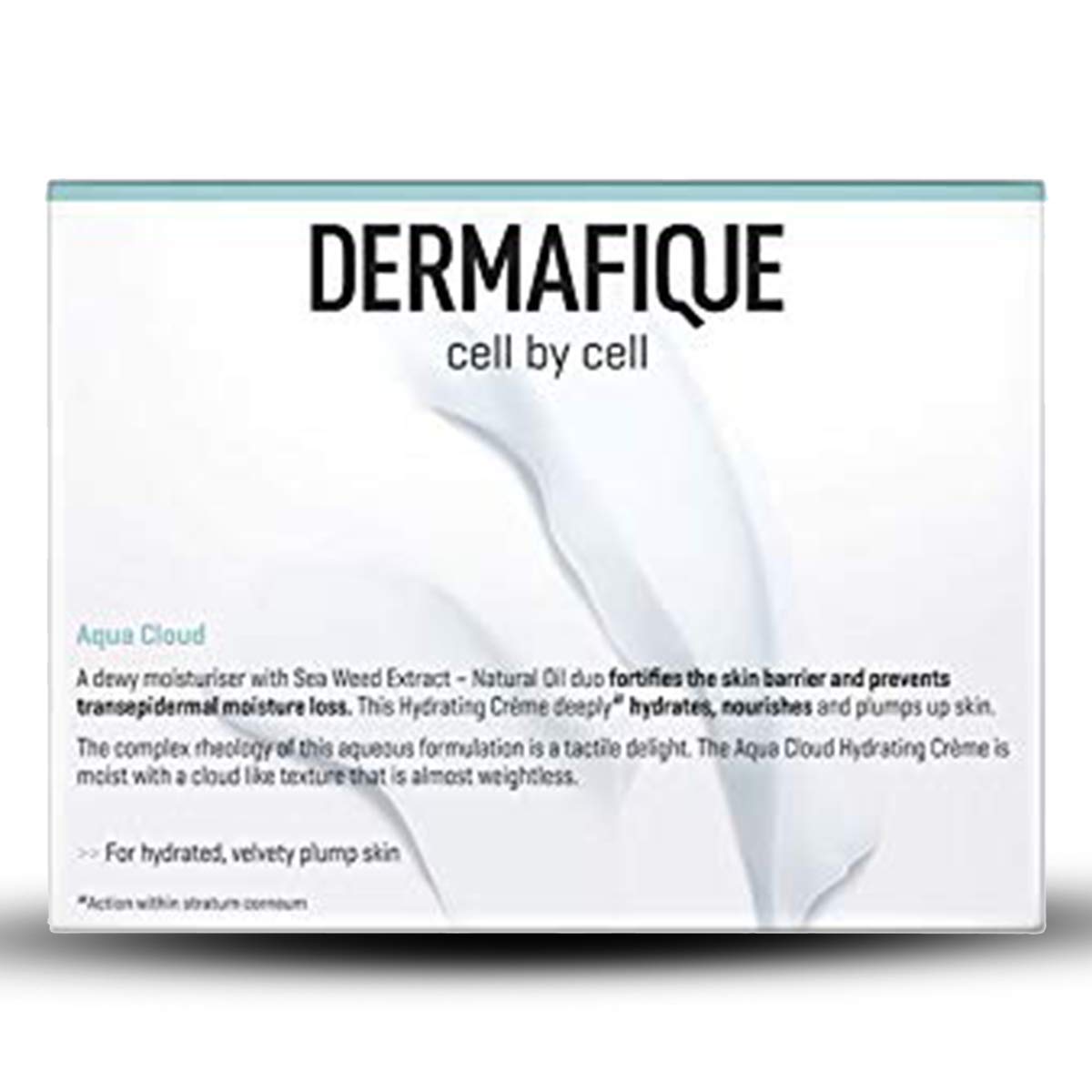 Dermafique Aqua Cloud Hydrating Crème with Shea Butter – 200g, with Seaweed Extracts, Weightless & Non-greasy That Results in Glowing Skin, Moisturizer for Face with Deep Hydration and Nourishment | For All Skin Type