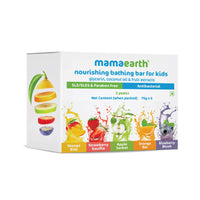 Mamaearth Fruit Based Nourishing Clear Bathing Bar Baby Soap With Glycerine, For Kids 75 Gram X 5 & Mamaearth Mineral Based Sunscreen for Babies (50 ml/50 g)