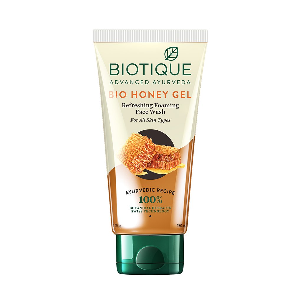 Biotique Bio Pineapple Oil Control Foaming Face Wash, 150ml And Biotique Bio Honey Gel Refreshing Foaming Face Wash, 150ml