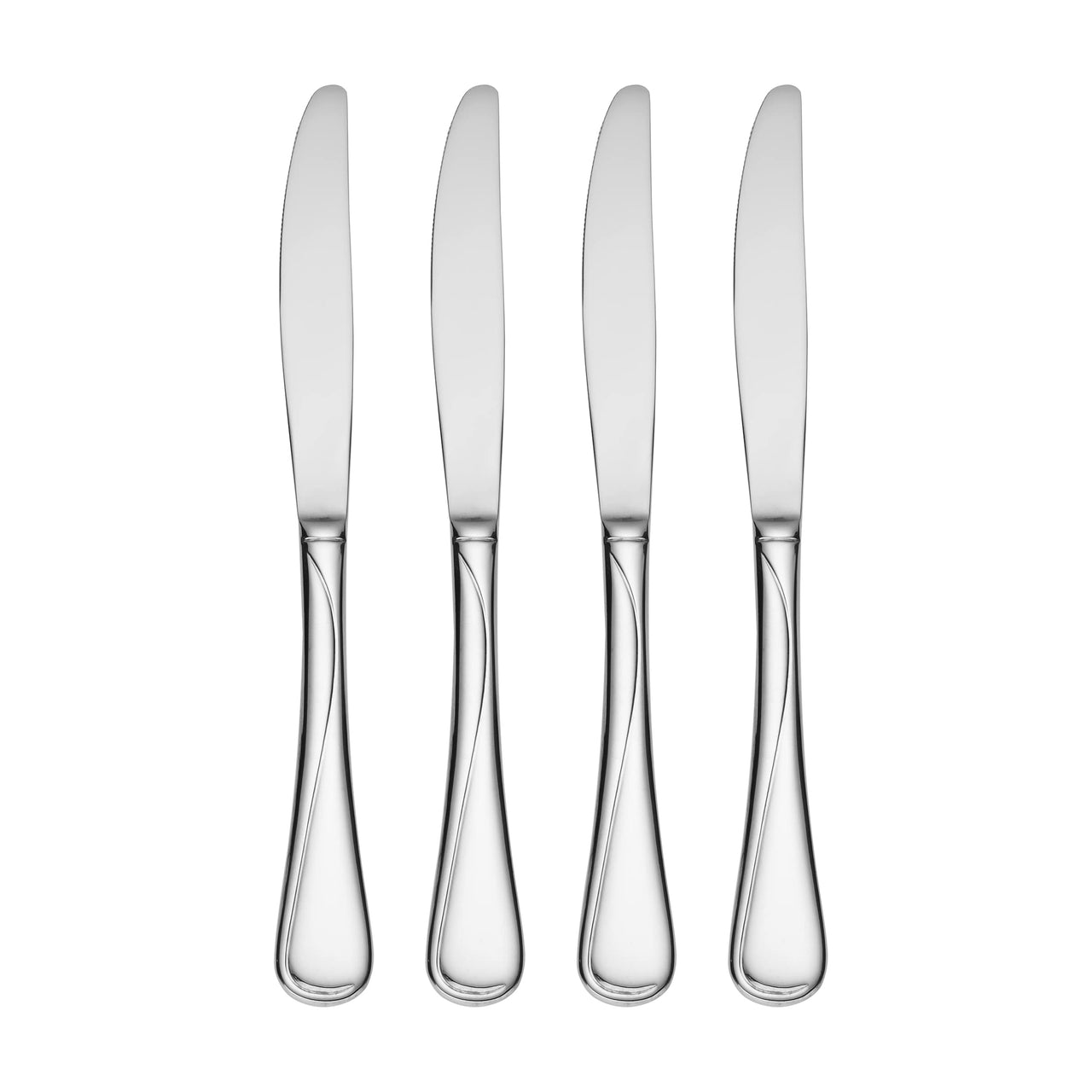 Oneida Flight Everyday Flatware Dinner Knives, 1.00 LB, Metallic