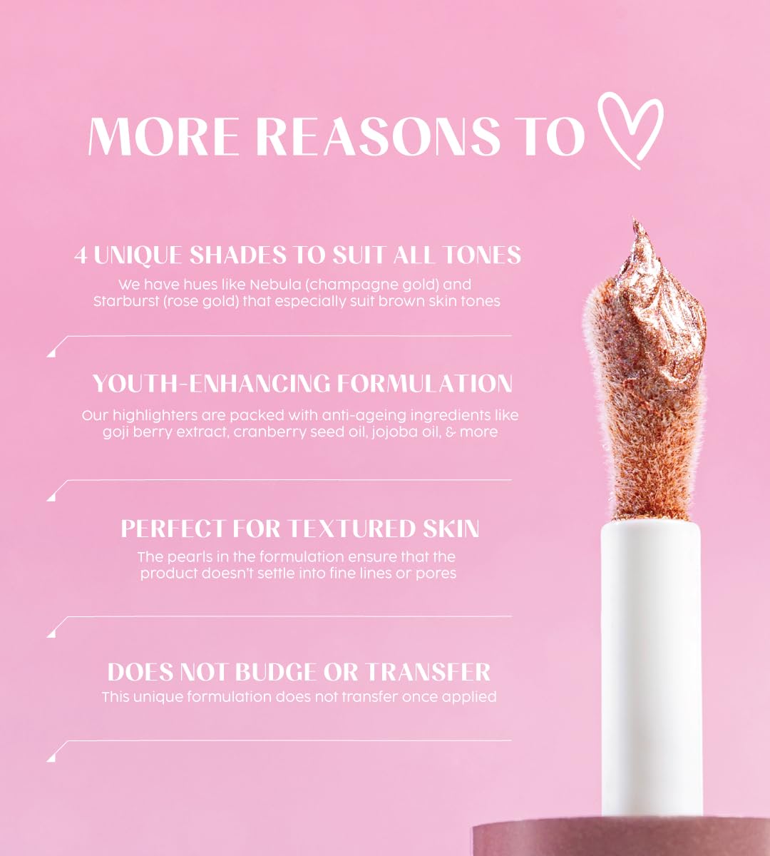 House Of Makeup Liquid Highlighter | High-glow, Smudge-proof Highlighter Makeup For All Skin Tones | Smudge-proof Makeup Highlighter | 6 ml (Meteorite, 6 ml)