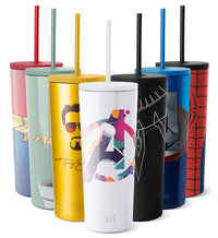 Simple Modern Marvel Avengers Insulated Tumbler Cup with Flip Lid and Straw Lid | Gifts for Women Men Reusable Stainless Steel Water Bottle Travel Mug | Classic Collection | 24oz Avengers Assemble 24oz Tumbler Marvel: Avengers Assemble