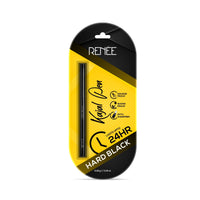Renee Glossy Finish Touch Nail Paint Set of 4 (5 ML)& Hard Black Kajal Pen with Sharpener Combo