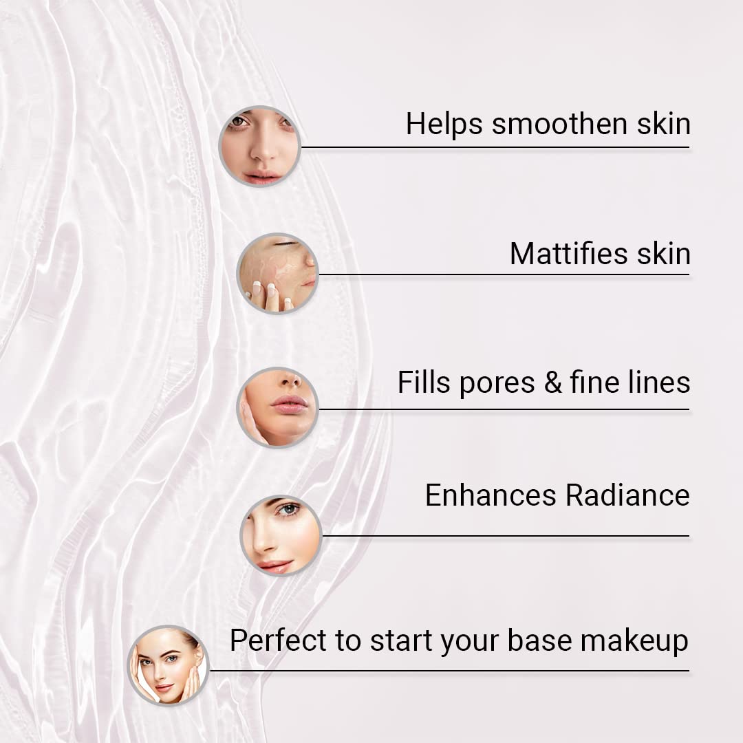 Iba Photo Perfect Hd Face Flawless Finish Primer Transparent 35g | Matte Gel Based Light Weight Formula | Fills Pores & Fine Lines | Provides Radiant & Smooth Finish | Makes Makeup Last Longer | Halal Certified & Vegan Makeup