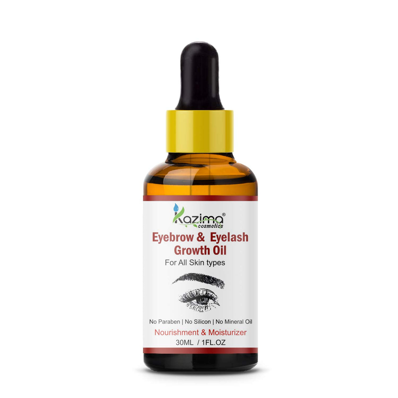 KAZIMA Eyebrow & Eyelash Grow Oil (30ML) For Women