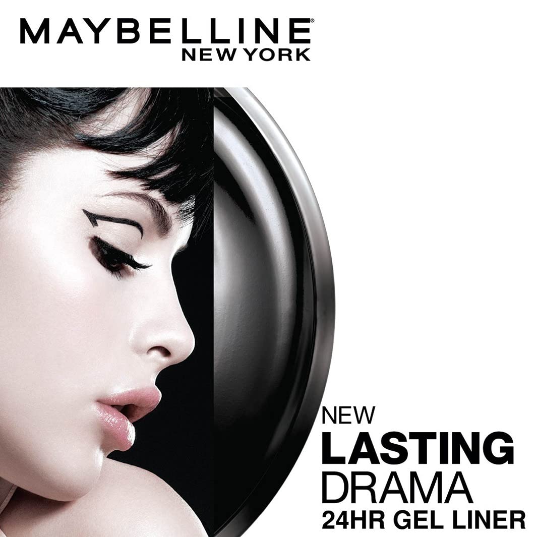 Maybelline Lasting Drama Gel Liner & + Hypercurl Mascara, Dramatic Eye Looks, Long-lasting, Combo Pack, Showstopper Eye Kit