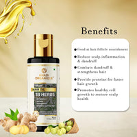 Khadi Organique 18 Herbals Natural Hair Oil Paraben & Miniral Oil Free Pack Of 2