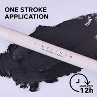 SIMPLYNAM Ultimate Kajal – Ink Black | 1 Stroke Intense Color Payoff | Water & Sweat-Resistant | Long-Lasting & Smudge-Proof | Safe for Sensitive Eyes | 7X More Product | In-Built Sharpener & Smudger