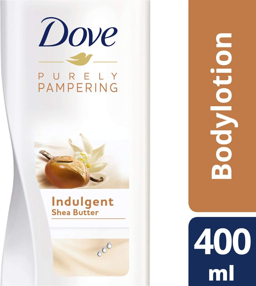 Dove Essential Nourishment Body Lotion, 400 ml (Shea Butter and Warm Vanilla)