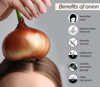 PYOURA Hair Fall & Repair Onion Spray, Helps Hair Growth & Reduce Loss, Natural Keratin Enhancer Serum for Nourished Scalp, Ayurvedic Non Sticky Herbal Ayurvedic Mist, 100 ml