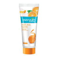 Everyuth Naturals Orange Peel Off Mask for Natural Glow 90g&Everyuth Naturals Exfoliating Walnut Scrub, 100gm, Tube