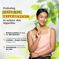 Everyuth Naturals Hydrating & Exfoliating Walnut Apricot Scrub, 100gm, Tube