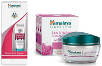 Himalaya Herbals Anti Wrinkle Cream, 50g and Himalaya Herbals Under Eye Cream, 15ml