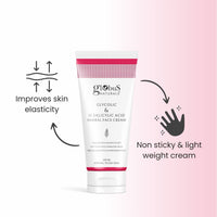 Globus Naturals Glycolic & 1% Salicylic Acid Anti-Acne & Vitamin C & Hyaluronic Acid Anti Ageing Face cream Combo - Set of 2