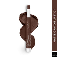 Seven Seas Color Stylo NonTransfer Matte Lipstick | Matte Finish Lip Crayon | Waterproof | Long Lasting | Lasts Up to 24 hours (Chocobar)