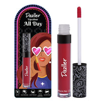 Dazller All Day Lipcolour|Moisturizing Kokum Butter|Non-Transfer & Smudge-proof|8hr stay|Liquid Lipstick for Women|DLC022 Rich Velvet|6g