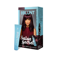Bblunt Salon Secret High Shine Crème Hair Colour, 100g + 8ml - Wine Deep Burgundy 4.20 (Pack Of 1)