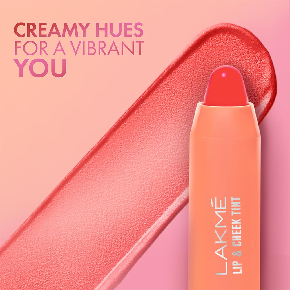 Lakmé Natural Lip Love Lip & Cheek Deep Red