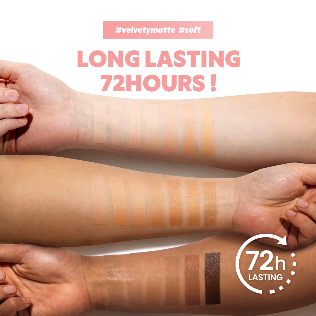 TIRTIR Mask All-Cover Cushion Foundation | Full coverage, Skin fit, Satin Glow Finish | Korean Cushion Foundation #21N IVORY | 4.5g