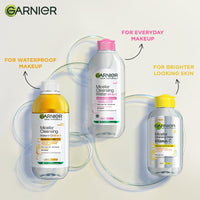 Garnier Skin Naturals, Cleansing Water, Hydrating & Soothing, Micellar Cleansing Water, 400ml (Pack of 2)