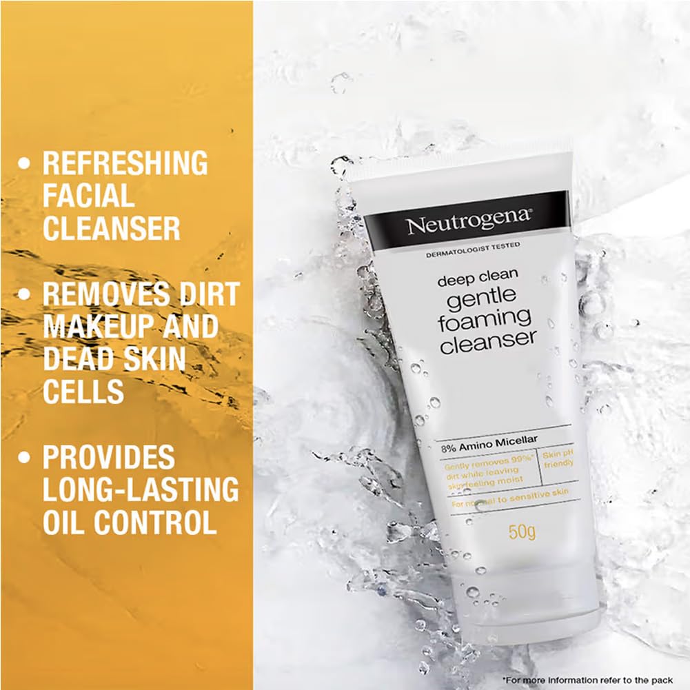 Neutrogena Deep Clean Foaming Cleanser, 50g