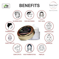 Noor Care INDIA Fairness Cream For Men & Women |Reduces Dark Spots, Boosts Radiance Now Available in Small Trail Pack (8g -Pack Of 1)
