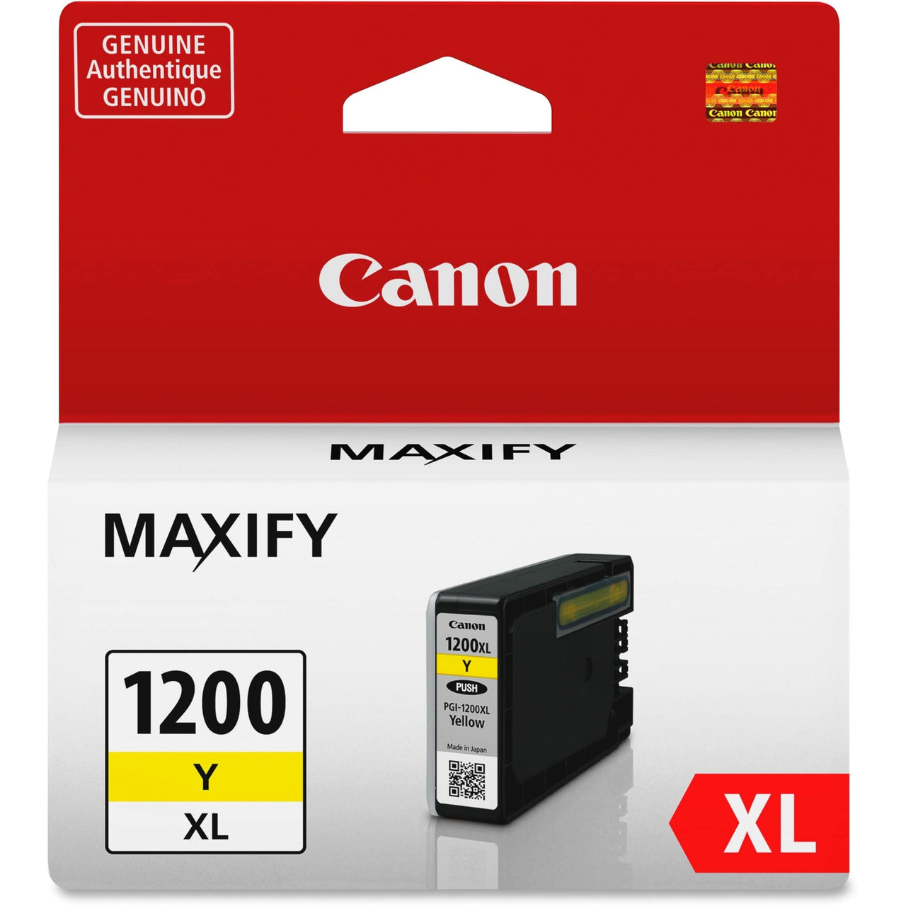 Canon PGI-1200XL Yellow Ink Tank Compatible to Printer MB2120, MB2720, B2020, MB2320