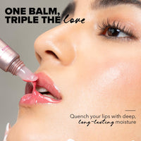 SIMPLYNAM Sweet Kisses Hydrating Lip Balm - Cupcake (Pink)| Vegan| Hydrating| Jojoba Oil| 3-In-1 Formula