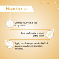 BAKE 1% Retinol + Ceramide Body Lotion For Dry, Aging Skin | Reduce Fine Lines & Wrinkles, Skin Tightening & Boosts Collagen Production | For Women & Men | 200Ml