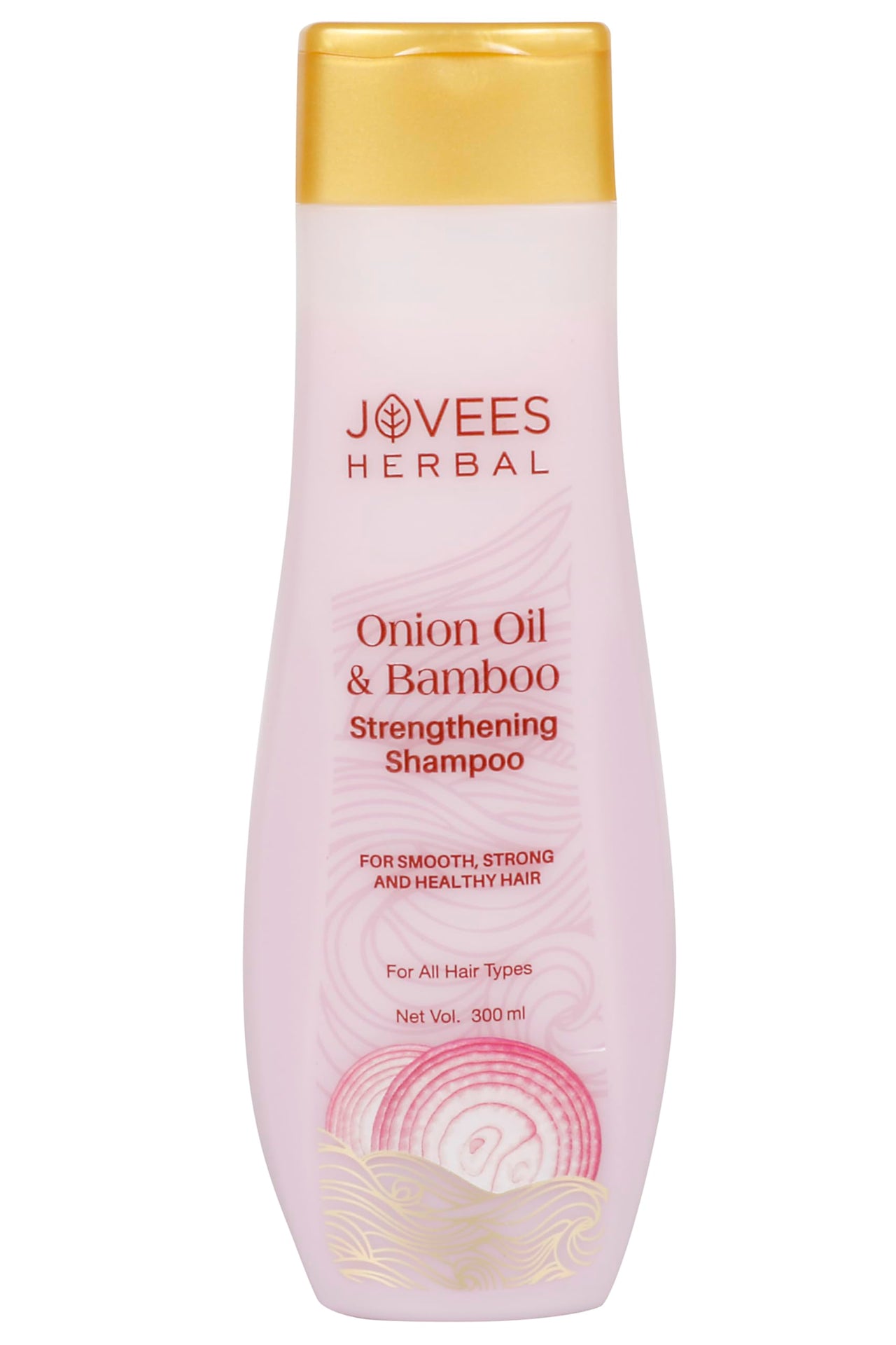 Jovees Herbal Red Onion Oil & Bamboo Strengthening Shampoo Gives Smooth, Strong, Healthy Hair And Organic Onion Hair Oil | Improves Hair Growth Frizz-free Hair 100ml