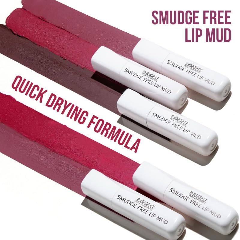 Insight Cosmetics Smudge Free Lip Mud|Ultra Matte Flawless Texture |smudge Proof |Water Proof |Long Lasting |Non Transferable |One Strock Application |Light Weight Formula,3.5 gm (Before Dawn, 3.5 gm)