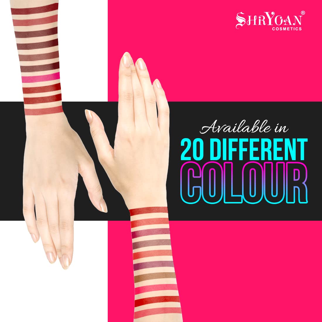 Shryoan Dance Youth Colour Matte Lipstick | 24hr Long Lasting, Velvet Texture, Matte Finish, Easy to Glide and Easy to Use (3.8g) (Shade-20)
