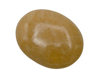 Yellow Aventurine Palm Stone - Massage Worry Stone for Natural Body Chakra Balancing, Reiki Healing and Crystal Grid Yellow Aventurine