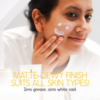 Cos-IQ Sunscreen Serum SPF 50 PA++++ Broad Spectrum, UVA, UVB & IR Protection, No White Cast, Ultra-Light Weight, Skin Safe, Dewy Finish For Unisex, 100ml