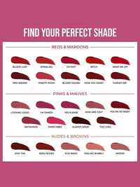 INSIGHT Cosmetics 24 Hrs Non Transfer Matte Lipstick |Lightweight |Transferproof|Nourishes Lips & Great for Daily Use |Highly Pigmented Smudge-Proof | Water-Proof| Toxic Free & Vegan| 19- How Are You