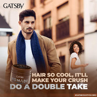 GATSBY Styling Pomade Wax Supreme Hold, 75 g,Brown