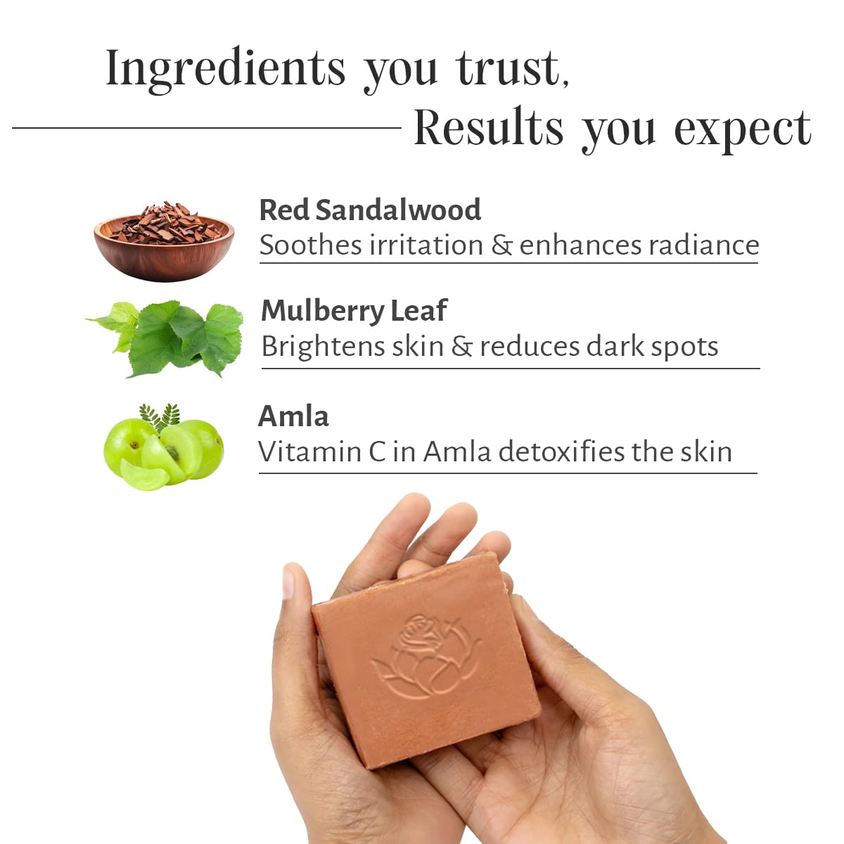Shankara Hydrating Body Bar – Red Sandalwood & Mulberry Leaf | Natural pH-Balanced Soap Bar for Face and Body | Plant-Based, Cruelty-Free | 100g