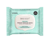 Swiss Beauty Clean & Glow Makeup Remover Wipes | With Green Tea And Calendula Extracts| Cleansing And Hydrating Facial Wipes| 30 Wipes