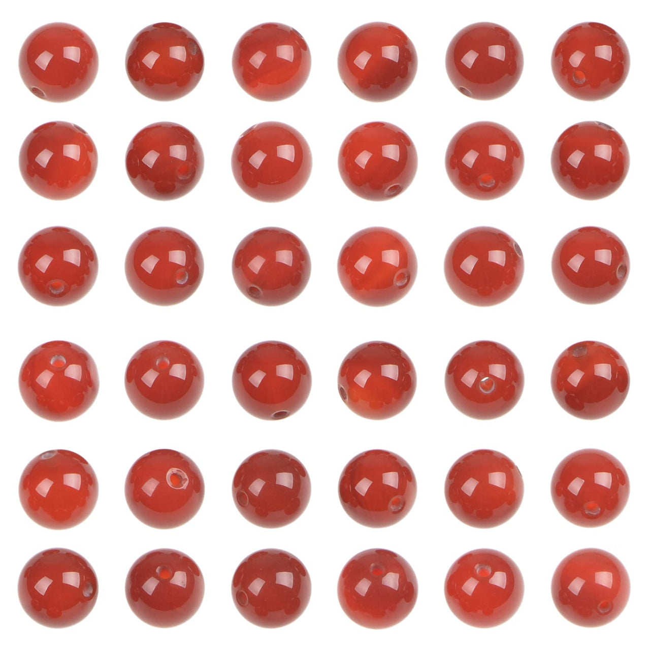 Bymitel 210pcs Natural Crystal Beads Stone Gemstone Round Energy Healing Loose Beads with Stretch Cord for Jewelry Making Bracelets Anklets (Carnelian, 4mm 210pcs)… Carnelian