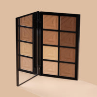 PAC Spotlight Contour Palette Powder for Face Makeup - x8 | Natural Sheer Finish | 8 Contouring & Highlighting Shades | Highly Pigmented, Full Coverage & Long Lasting for All Skin Type - 6g