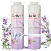 DeBelle Fragranced Face and Body Talc Combo Of 2 (400G Each) | Lavender Talcum Face Powder for men & Women