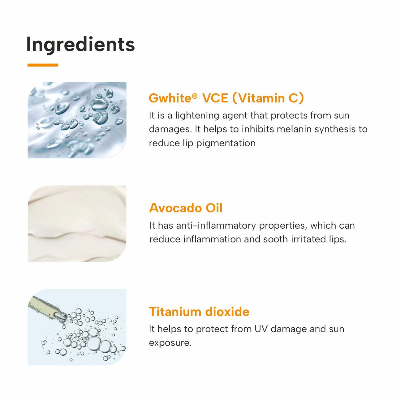 DERMATOUCH Vitamin C 1% Lip Balm | Brightening Lip Balm | SPF 30+ | 12g